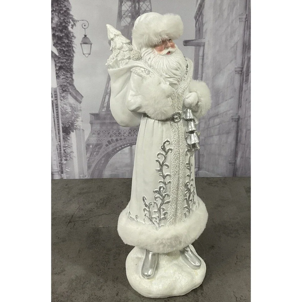 Santa Claus Figurine Raz Imports Citi Of Lights Santa